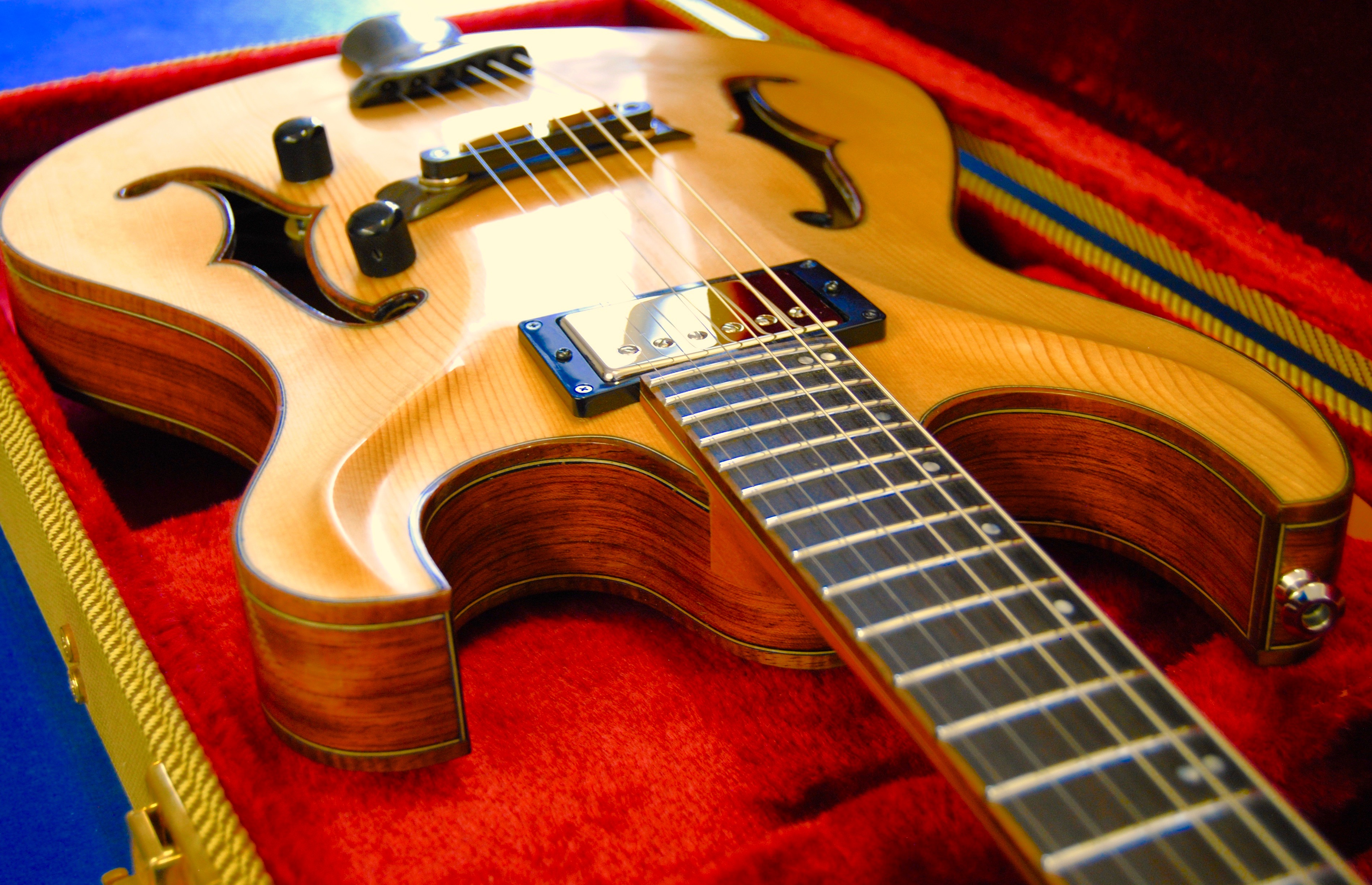 Handcrafted hollowbody archtop guitar - Schnell Guitars portfolio