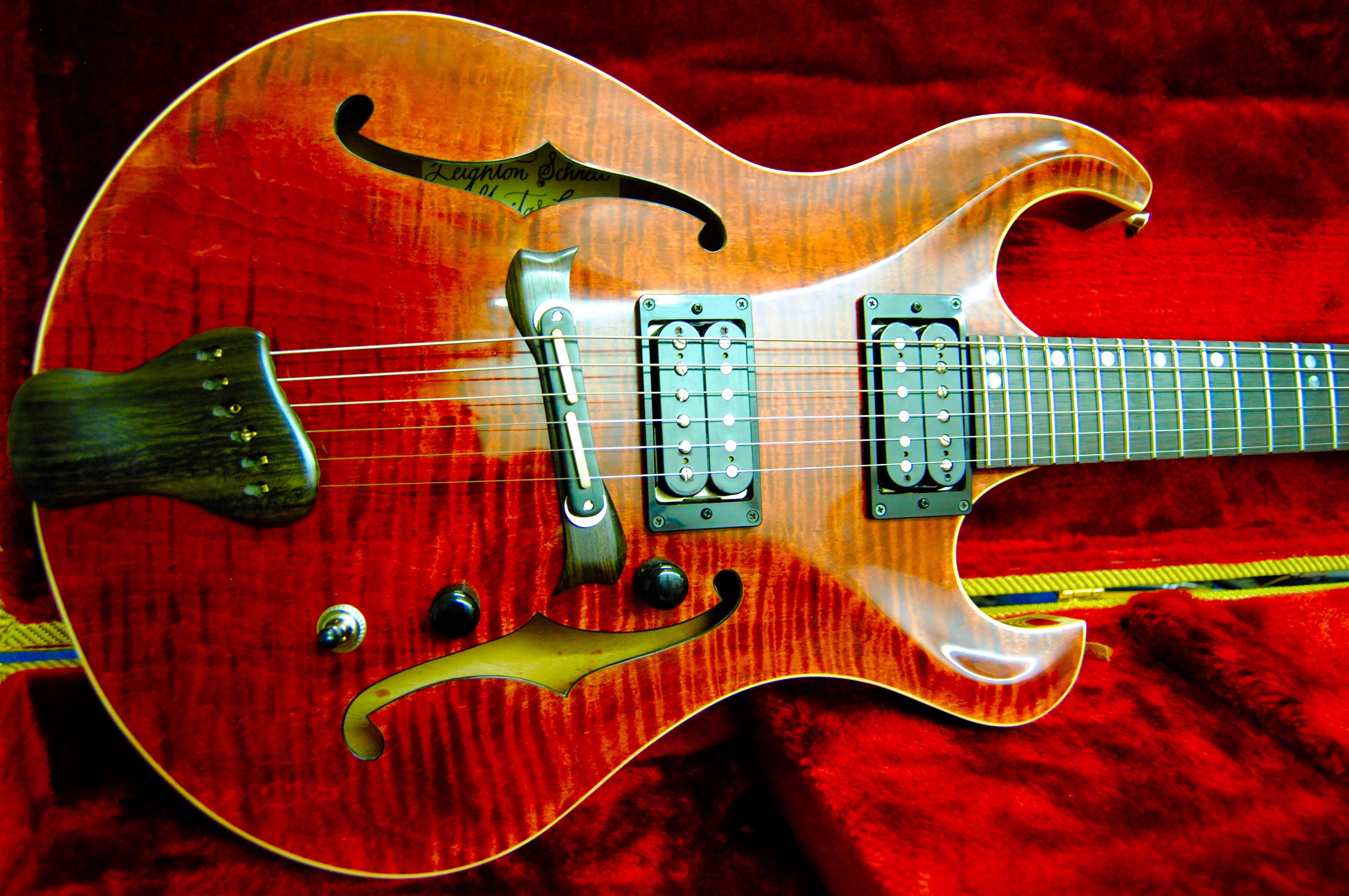 Handcrafted hollowbody archtop guitar - Schnell Guitars portfolio