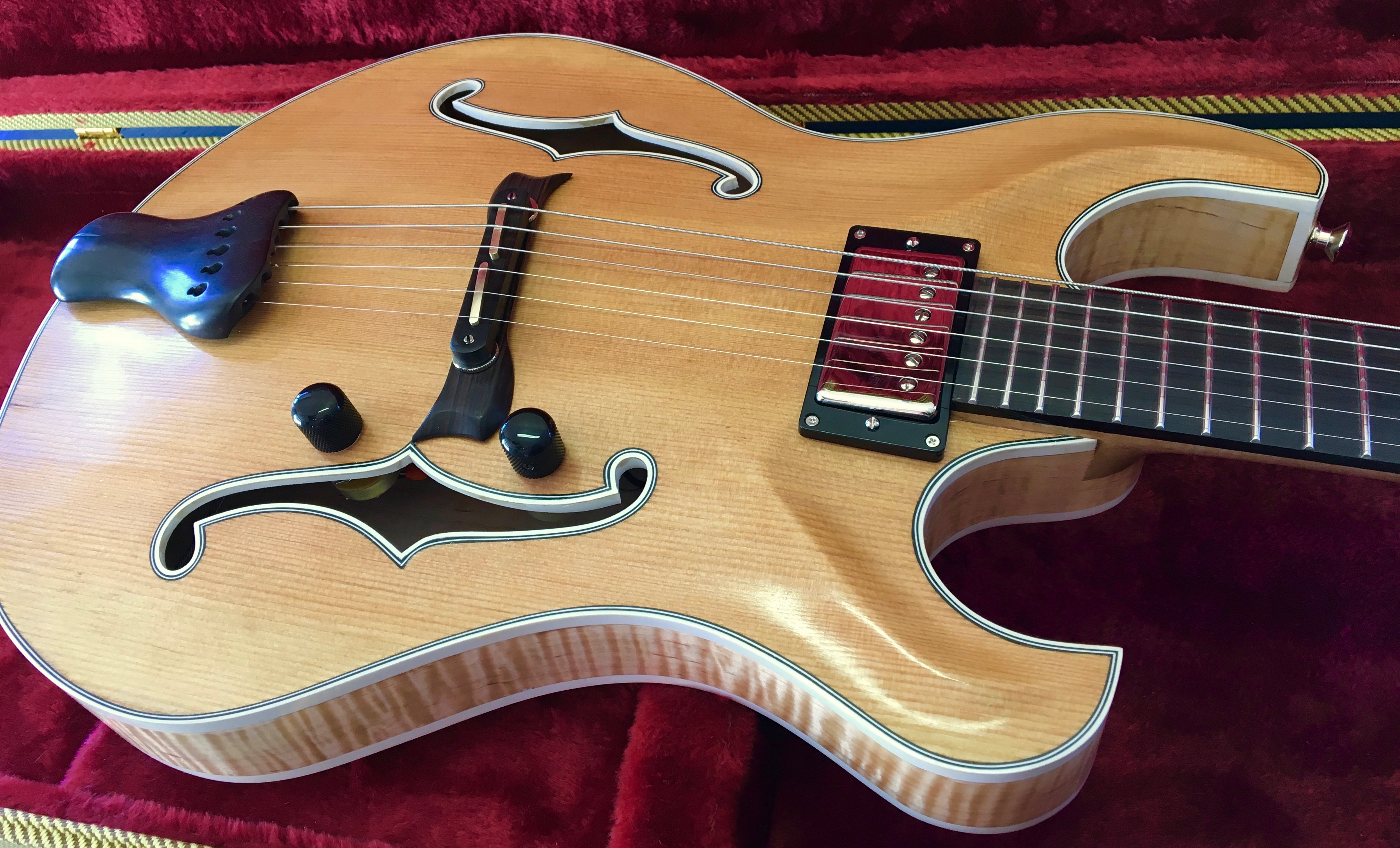 Handcrafted hollowbody archtop guitar - Schnell Guitars portfolio
