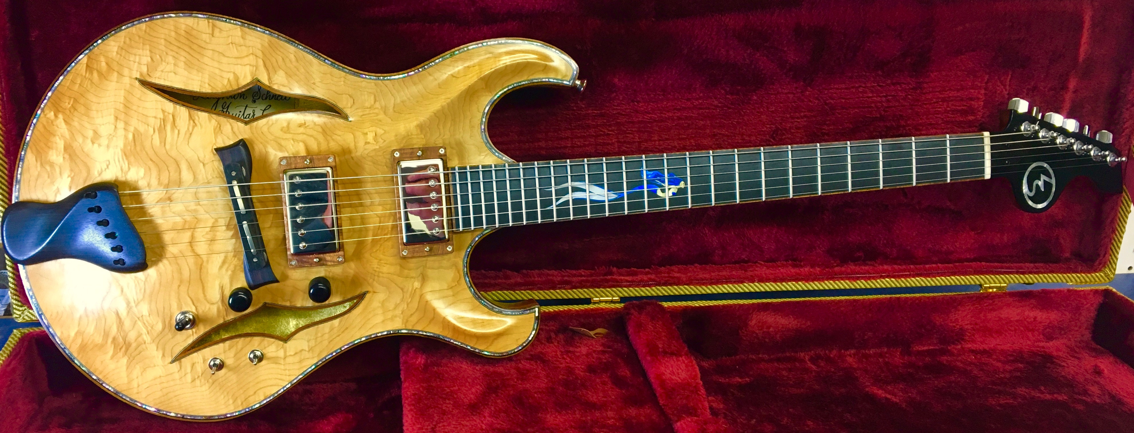 Handcrafted hollowbody archtop guitar - Schnell Guitars portfolio